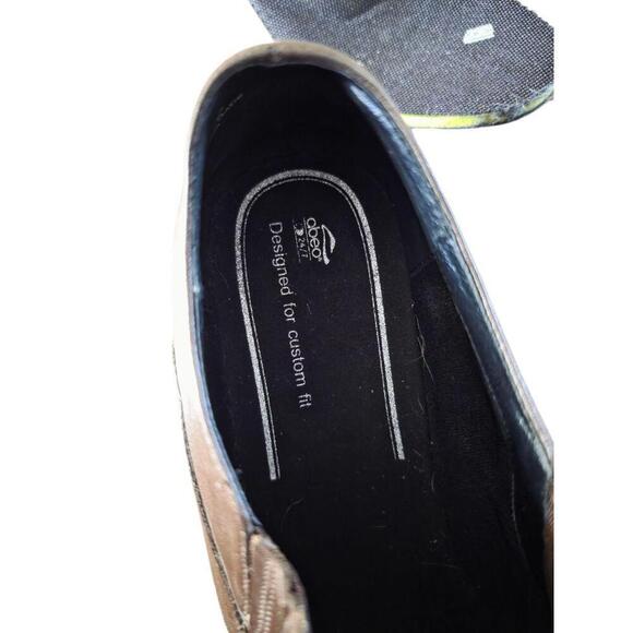 Abeo Womens Brown Leather 247 Colbie Slip On Clogs Size 9 - Picture 6 of 9